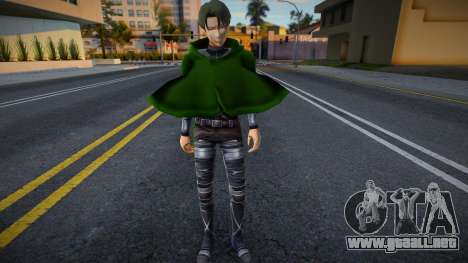 Levi Ackerman Season 4 Shingeki no Kyojin para GTA San Andreas