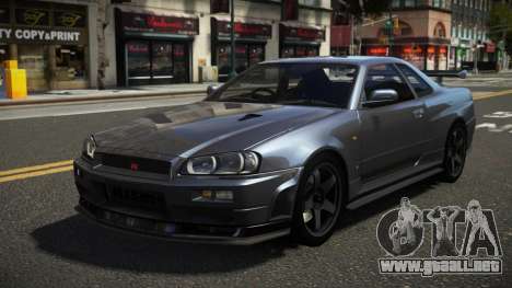 Nissan Skyline R34 ZL-R para GTA 4