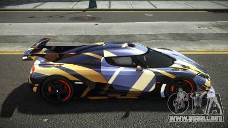 Koenigsegg Agera One RWZ S4 para GTA 4