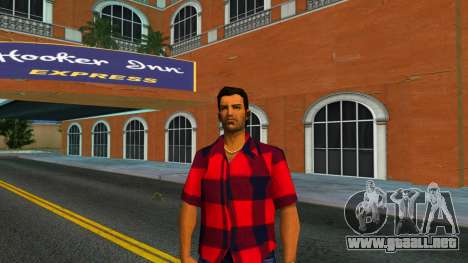 Tommy Vercetti con camisa de franela para GTA Vice City