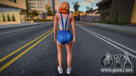 Muchacha joven en el estilo de CA 12 para GTA San Andreas