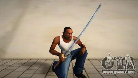 Katana Cromo para GTA San Andreas