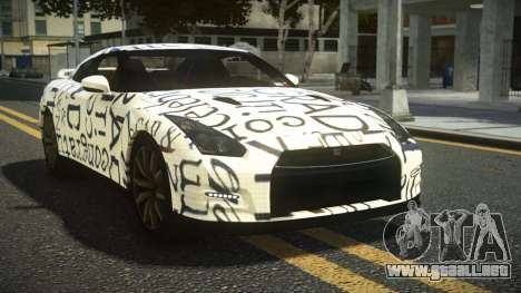 Nissan GT-R R35 JHR S5 para GTA 4