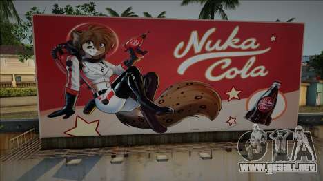 Cartelera con anuncios de Nuka Cola para GTA San Andreas