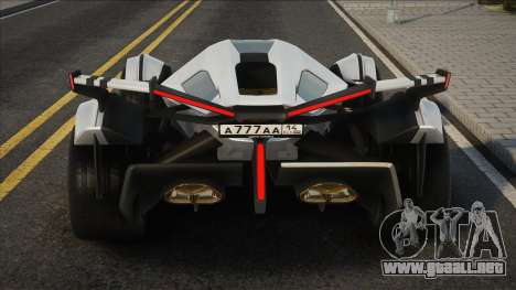 Lamborghini V12 Vision Gran Turismo CCD para GTA San Andreas