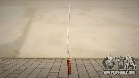 Katana Cromo para GTA San Andreas