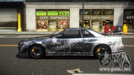 Nissan Skyline R34 ZL-R S7 para GTA 4