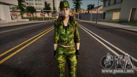 Jill Army para GTA San Andreas