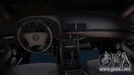 Mercedes Benz W140 Blue para GTA San Andreas