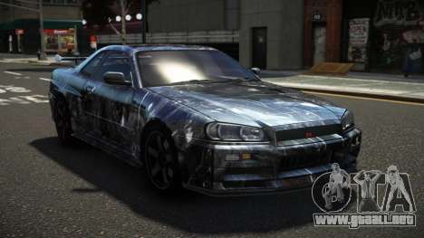 Nissan Skyline R34 ZL-R S7 para GTA 4