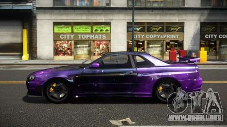 Nissan Skyline R34 ZL-R S13 para GTA 4