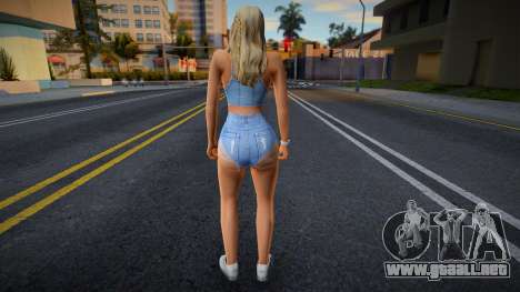 Chica joven en el estilo de CA 21 para GTA San Andreas