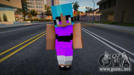 Blisstina Utonium PPG Skin Mod para GTA San Andreas