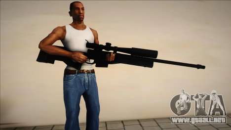 Rifle de francotirador cromado para GTA San Andreas