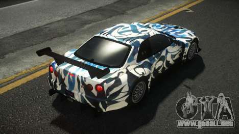 Nissan Skyline R34 XF-R S1 para GTA 4