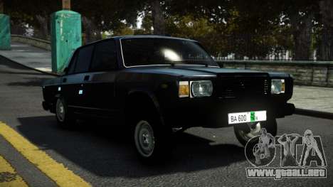 VAZ 2107 DGE para GTA 4