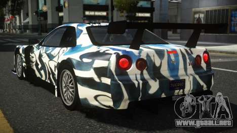 Nissan Skyline R34 XF-R S1 para GTA 4