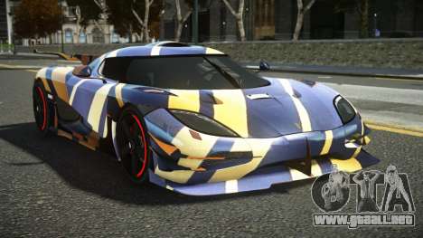 Koenigsegg Agera One RWZ S4 para GTA 4