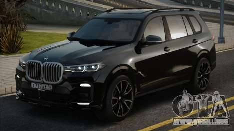 BMW X7 G07 Blek para GTA San Andreas