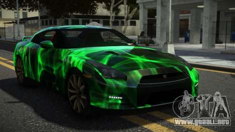 Nissan GT-R R35 JHR S6 para GTA 4