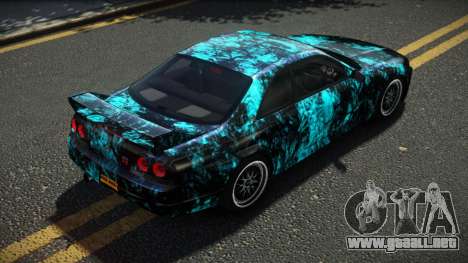 Nissan Skyline R33 DTI S12 para GTA 4