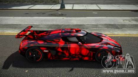 Koenigsegg Agera One RWZ S13 para GTA 4