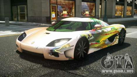 Koenigsegg CCX BQP S14 para GTA 4