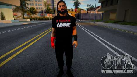 Roman Reigns T-Shirt with Gloves (LEVELS ABOVE) para GTA San Andreas