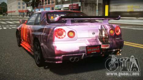 Nissan Skyline R34 ZL-R S9 para GTA 4