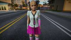 Marie Rose in School Uniform - Pink para GTA San Andreas