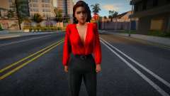 Muchacha joven en el estilo de SA 3 para GTA San Andreas