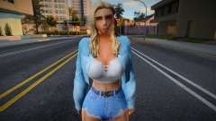 Chica joven en el estilo de CA 22 para GTA San Andreas