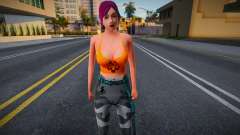 Muchacha joven en el estilo de CA 8 para GTA San Andreas