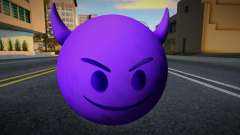 Emoji con Cara de Diablo Morado para GTA San Andreas