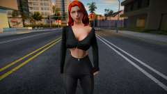 Chica joven en el estilo de CA 18 para GTA San Andreas