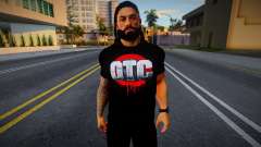 Roman Reigns T-Shirt no gloves (OTC) para GTA San Andreas