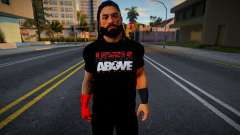 Roman Reigns T-Shirt with Gloves (LEVELS ABOVE) para GTA San Andreas