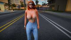 Muchacha joven en el estilo de CA 20 para GTA San Andreas