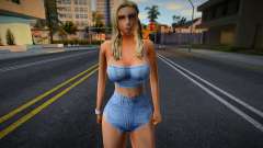 Chica joven en el estilo de CA 21 para GTA San Andreas