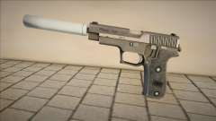 Modelo de pistola actualizado con silenciador para GTA San Andreas