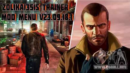 Zolika1351s Trainer Mod Menu V23.09.18.1 para GTA 4