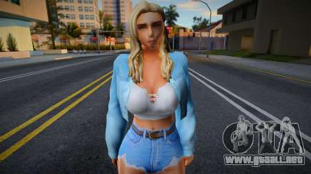 Chica joven en el estilo de CA 22 para GTA San Andreas