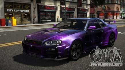 Nissan Skyline R34 ZL-R S13 para GTA 4