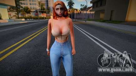 Muchacha joven en el estilo de CA 20 para GTA San Andreas