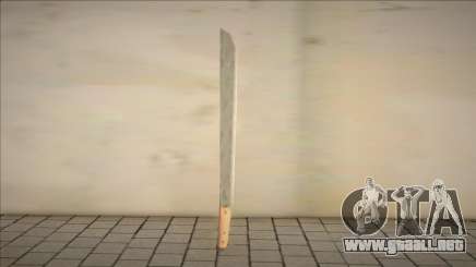 Modelo de Katana actualizado para GTA San Andreas