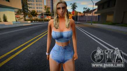 Chica joven en el estilo de CA 21 para GTA San Andreas