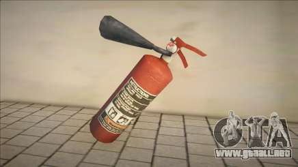 Modelo actualizado de extintor de incendios para GTA San Andreas