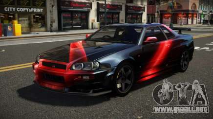 Nissan Skyline R34 ZL-R S2 para GTA 4