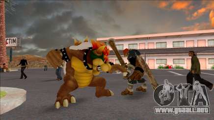 Bowser from Super Smash Bros Melee para GTA San Andreas