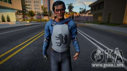 Ash Williams Con Traje Medieval Muerto o Zombie para GTA San Andreas